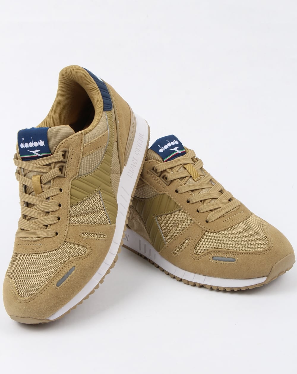 Diadora Titan II Trainers Khaki/Estate Blue