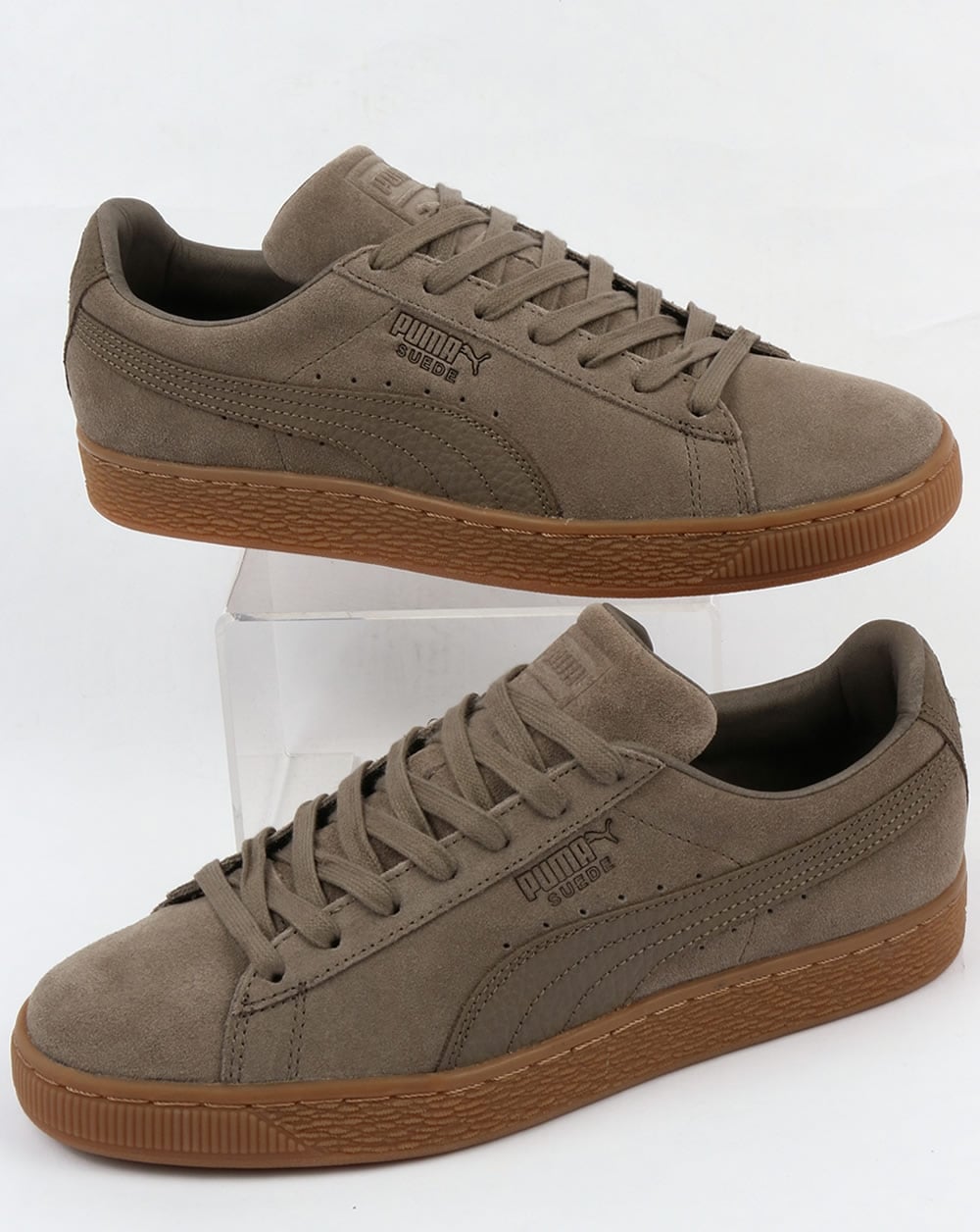 Puma Suede Classic Premium Trainers Falcon Grey