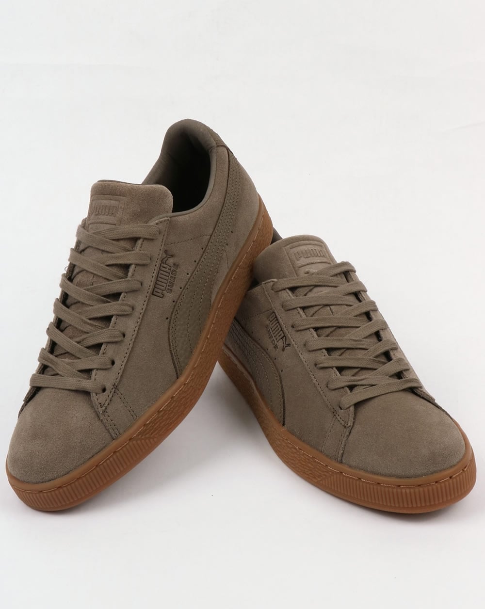 Puma Suede Classic Premium Trainers Falcon Grey