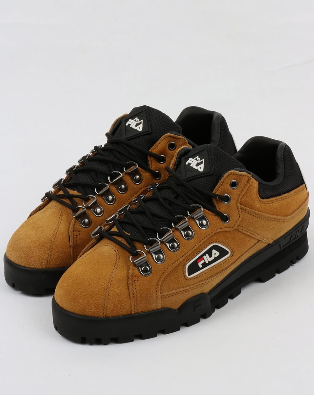 Fila Vintage Trailblazer Suede Boots Honey Mustard