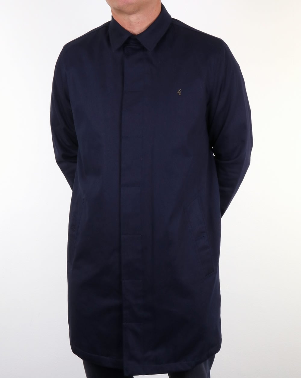Gabicci Vintage Houghton Winter Mac Navy