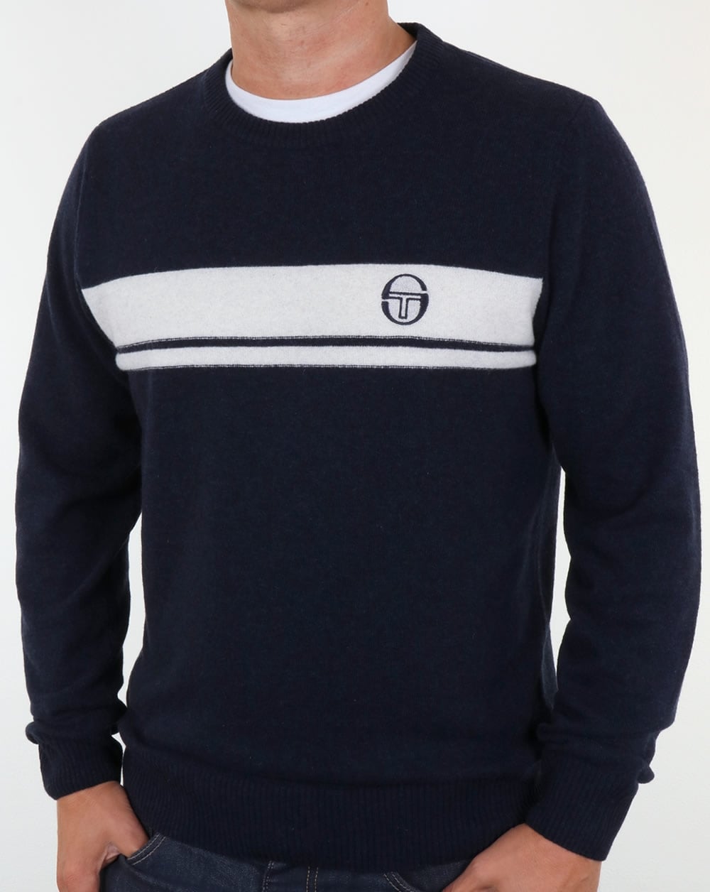 Sergio Tacchini Young Line Jumper Navy/Ivory