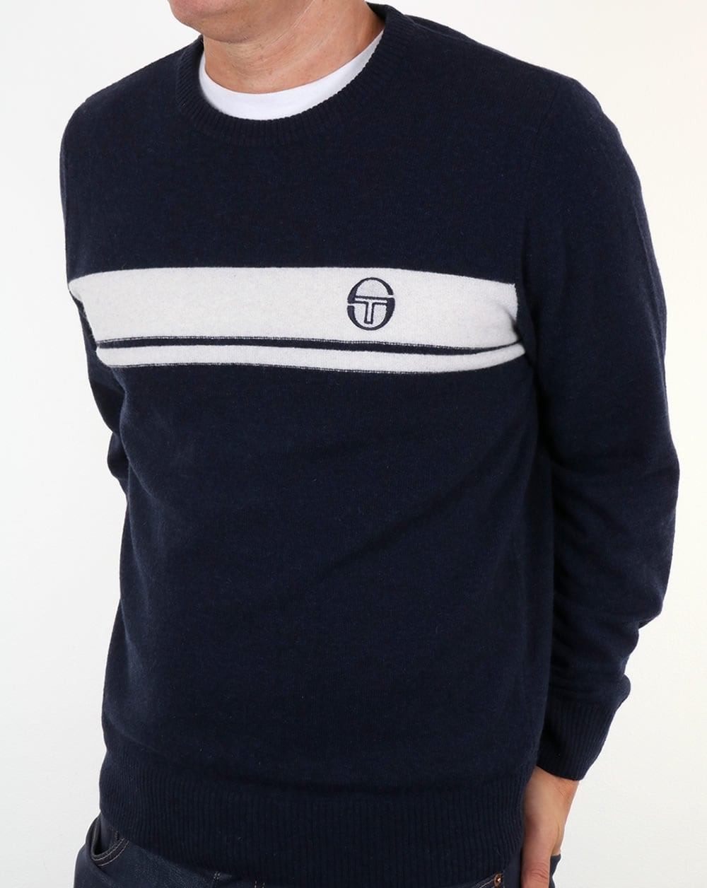 Sergio Tacchini Young Line Jumper Navy/Ivory