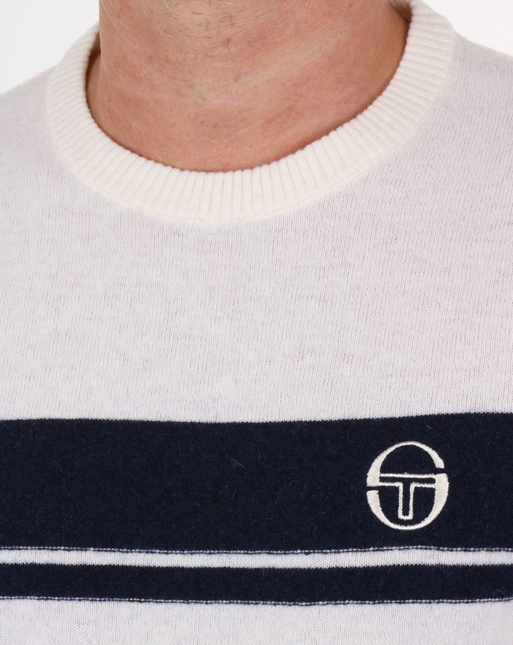 Sergio Tacchini Young Line Jumper Off White/Navy