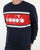 Diadora Logo Sweatshirt Navy/Red/White