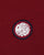 Pretty Green Barton Long Sleeve Tipped Polo Dark Red