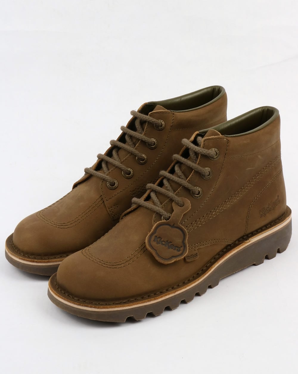 Kickers Kick Hi Boots Khaki