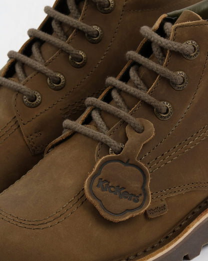 Kickers Kick Hi Boots Khaki