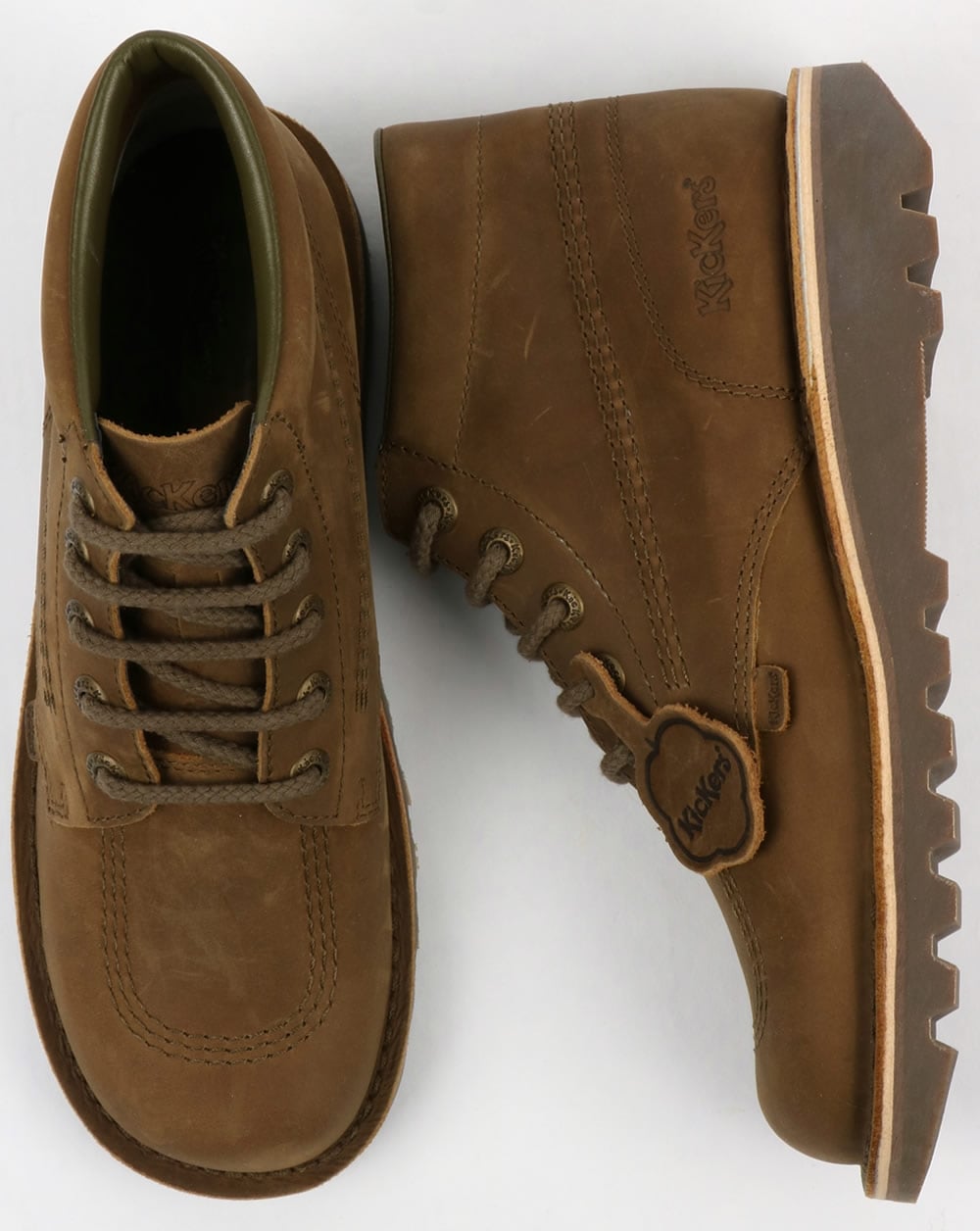 Kickers Kick Hi Boots Khaki