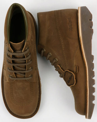 Kickers Kick Hi Boots Khaki