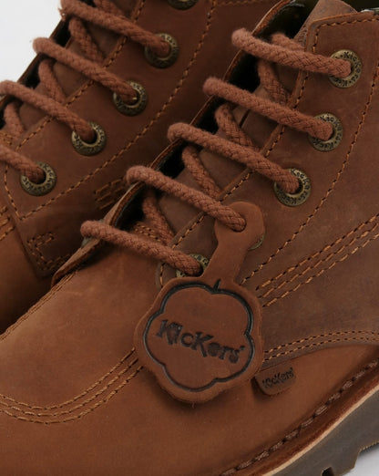 Kickers Kick Hi Boots Brown