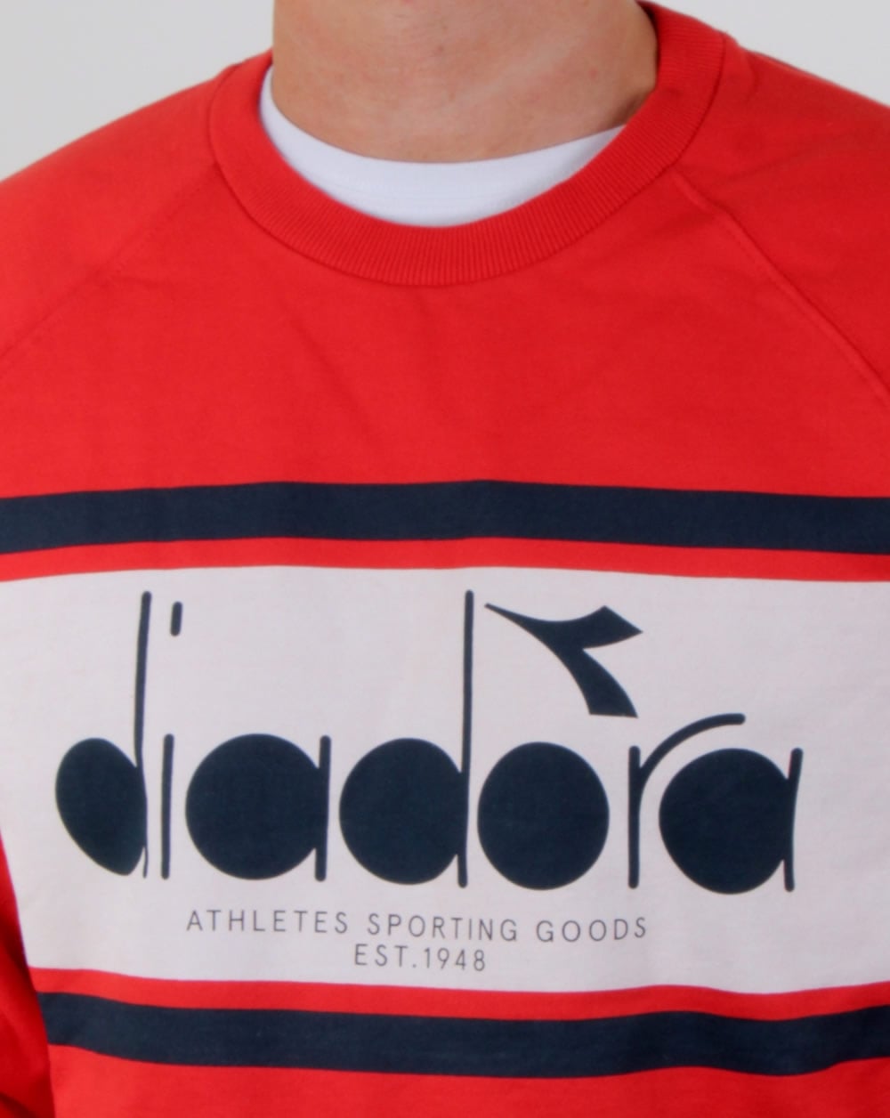 Diadora Logo Sweatshirt Red/white/blue