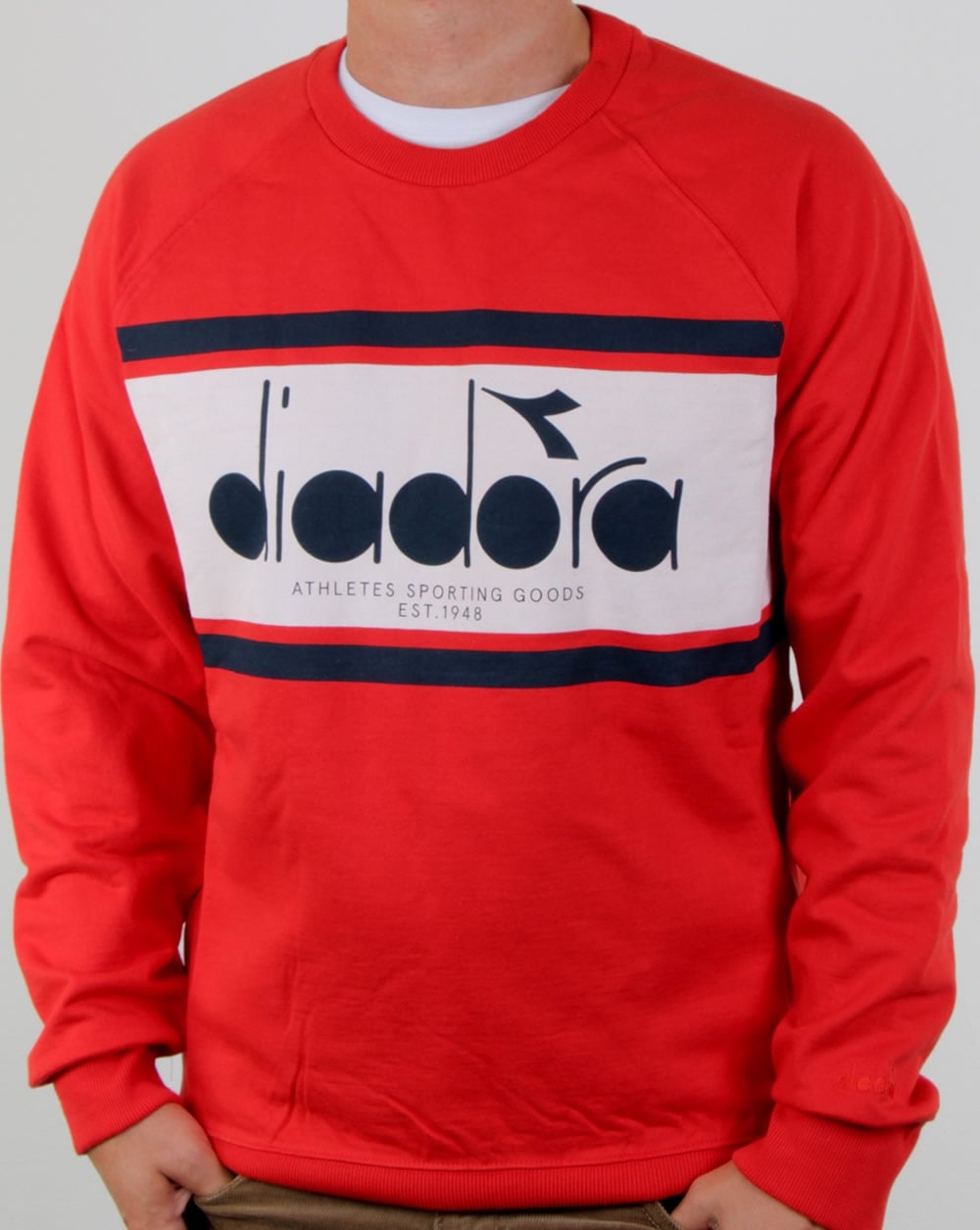 Diadora Logo Sweatshirt Red/white/blue
