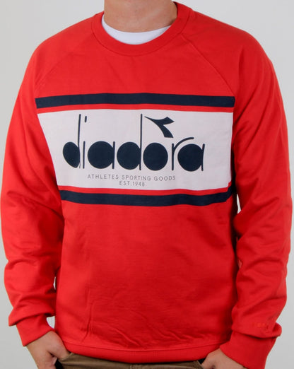 Diadora Logo Sweatshirt Red/white/blue