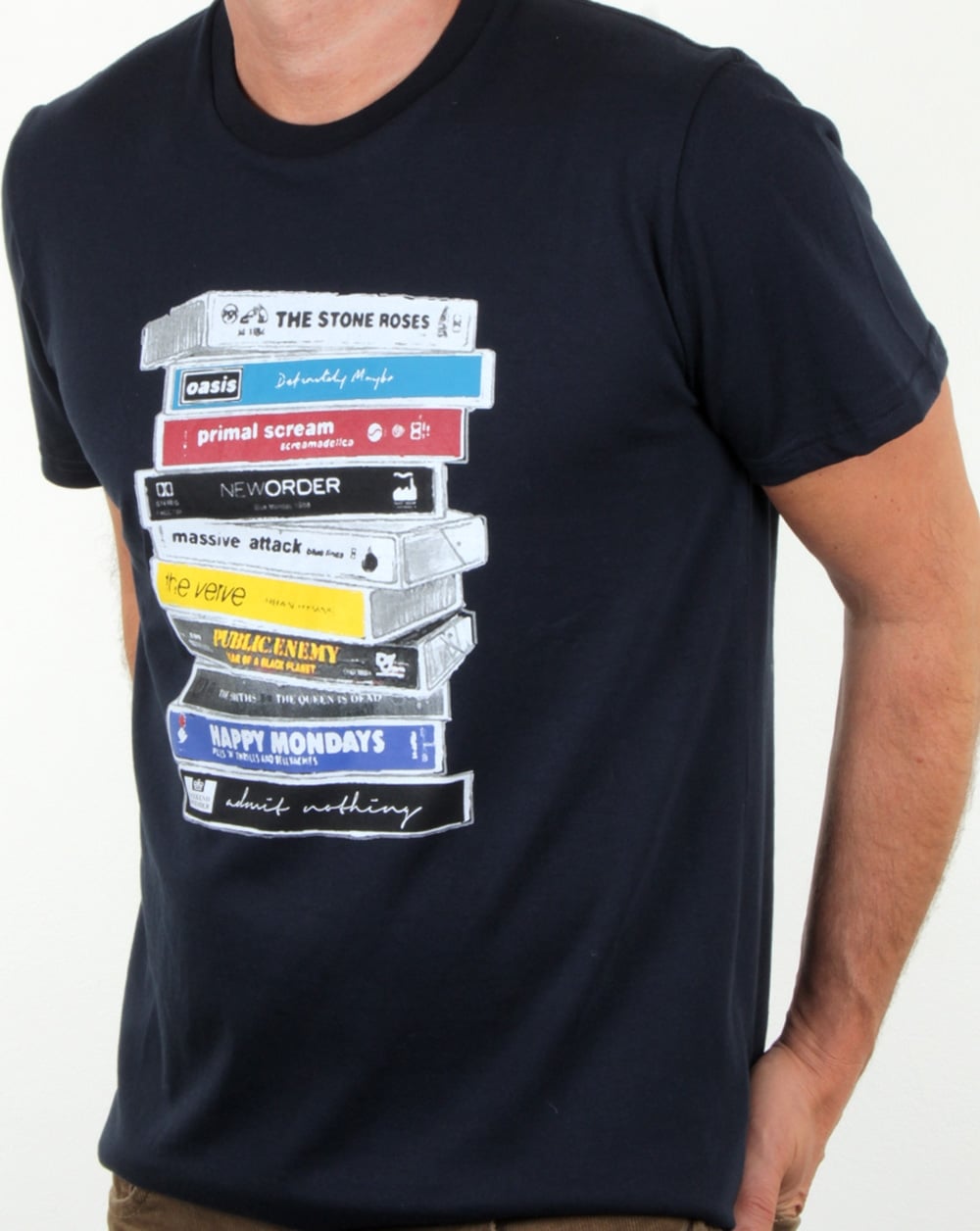 Weekend Offender 90s Highs T Shirt Navy