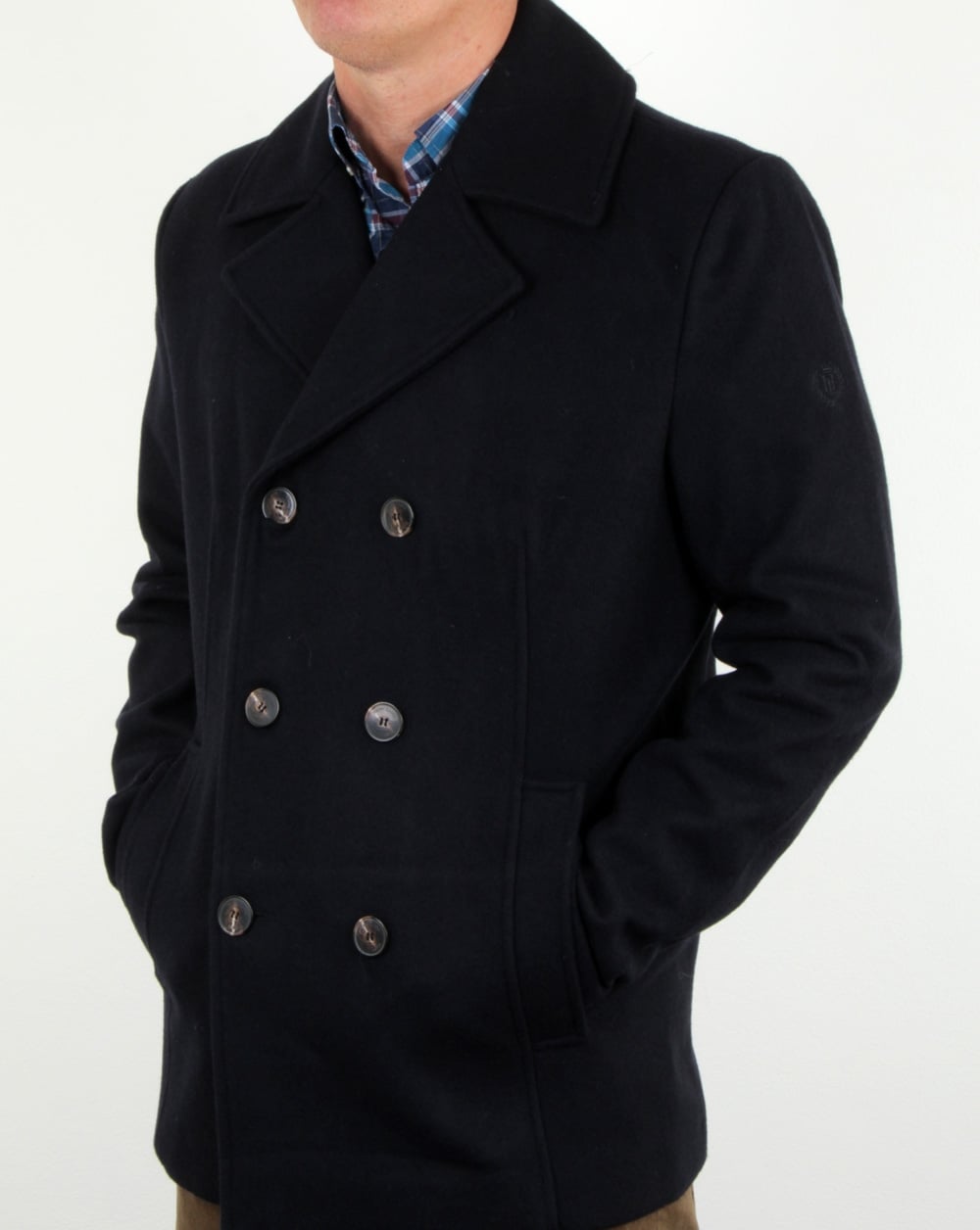 Henri Lloyd Melton Pea Coat Navy