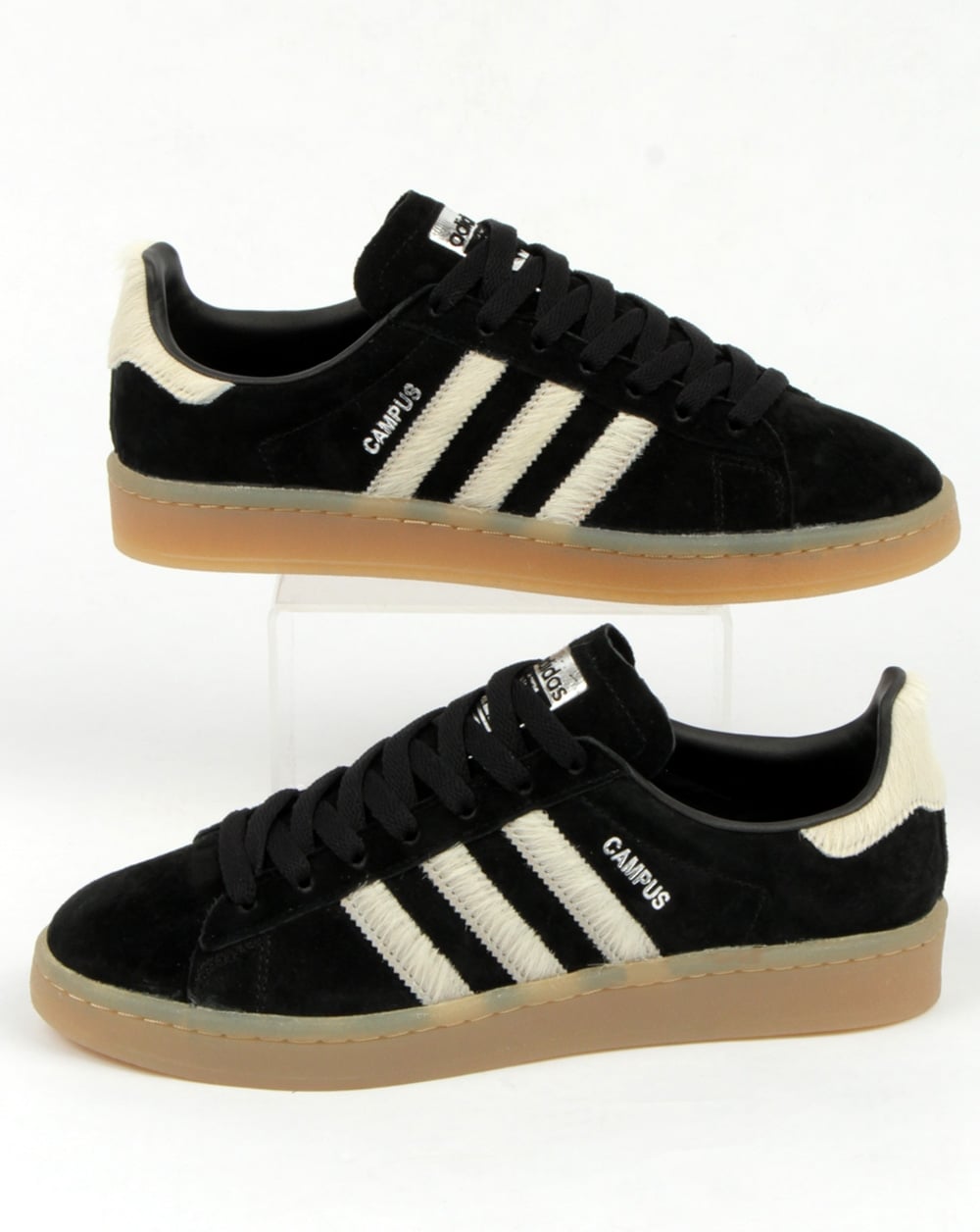 Adidas Campus Trainers Black/white/gum