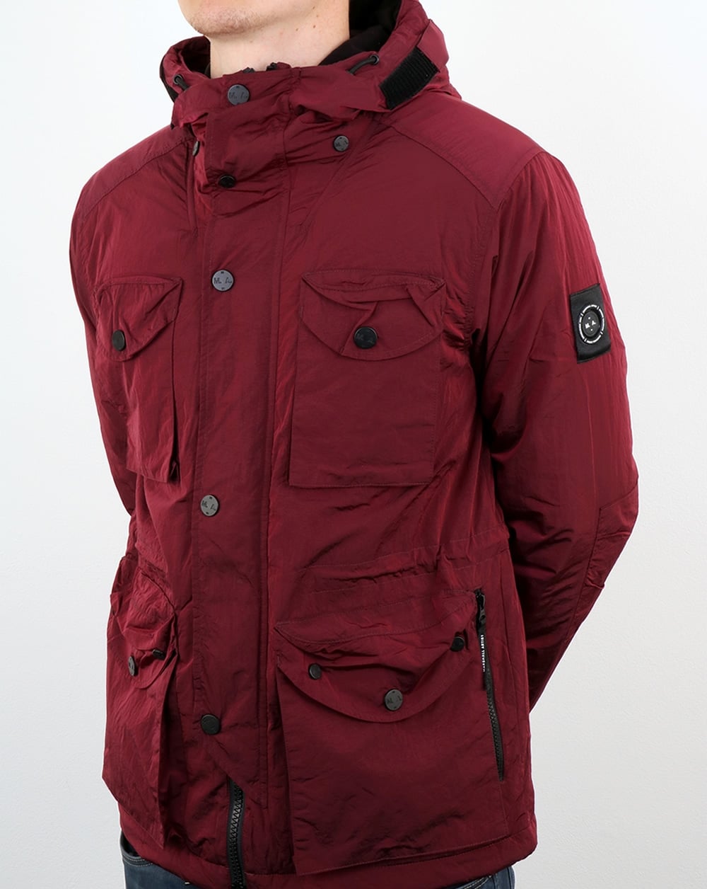 Marshall Artist Liquid Nylon Snow Parka Bordeaux