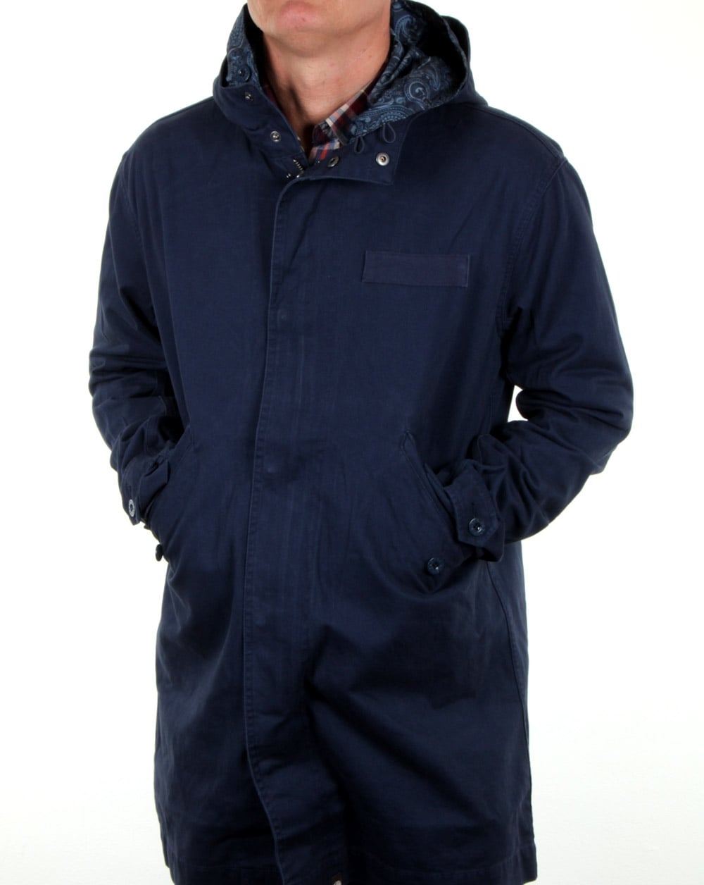 Pretty Green Cassidy Parka Navy