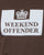 Weekend Offender Prison T Shirt Khaki Green