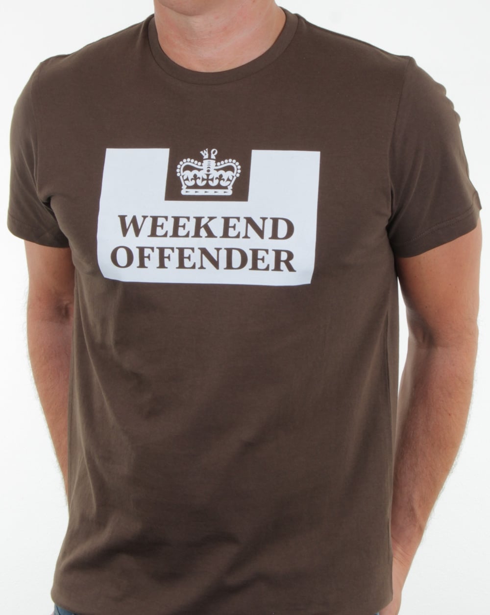 Weekend Offender Prison T Shirt Khaki Green