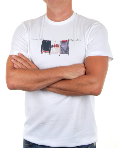 Weekend Offender Continental Elegance T Shirt White