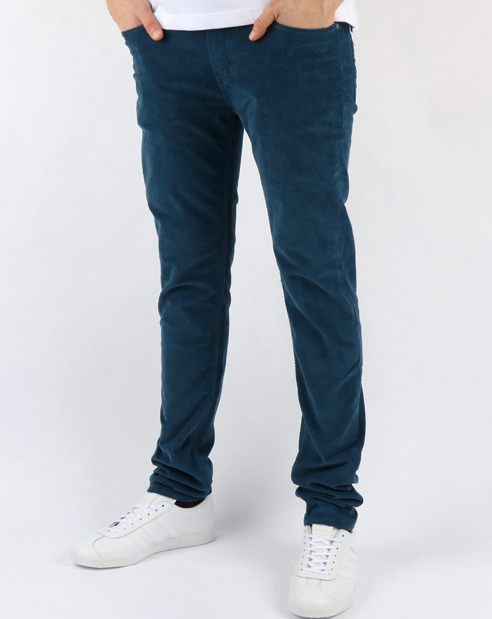 Henri Lloyd Bamburgh Slim Cords Teal Blue