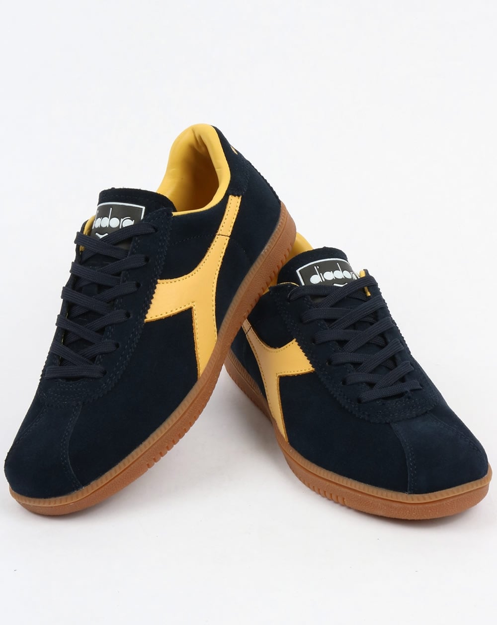 Diadora Tokyo Trainers Navy Blue/ Golden Yellow