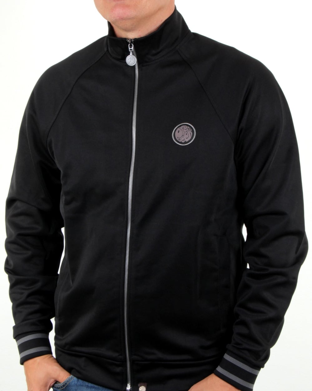 Pretty Green Milner Track Top Black