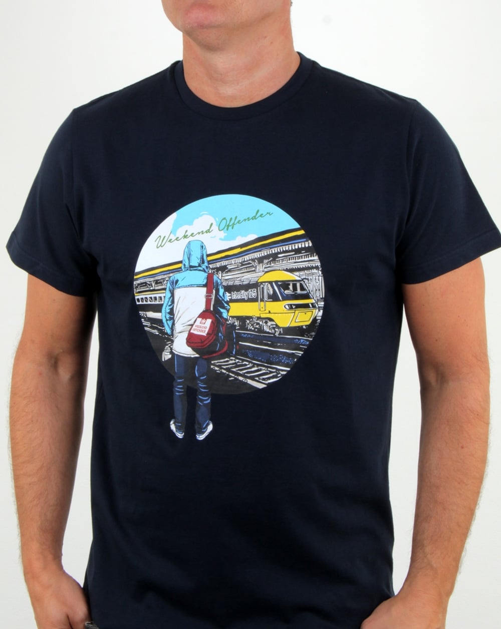 Weekend Offender Away Days T Shirt Navy