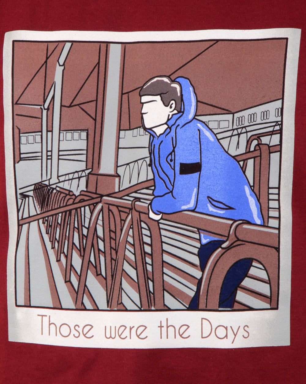 80s Casuals Those Were The Days T Shirt Chilli Red