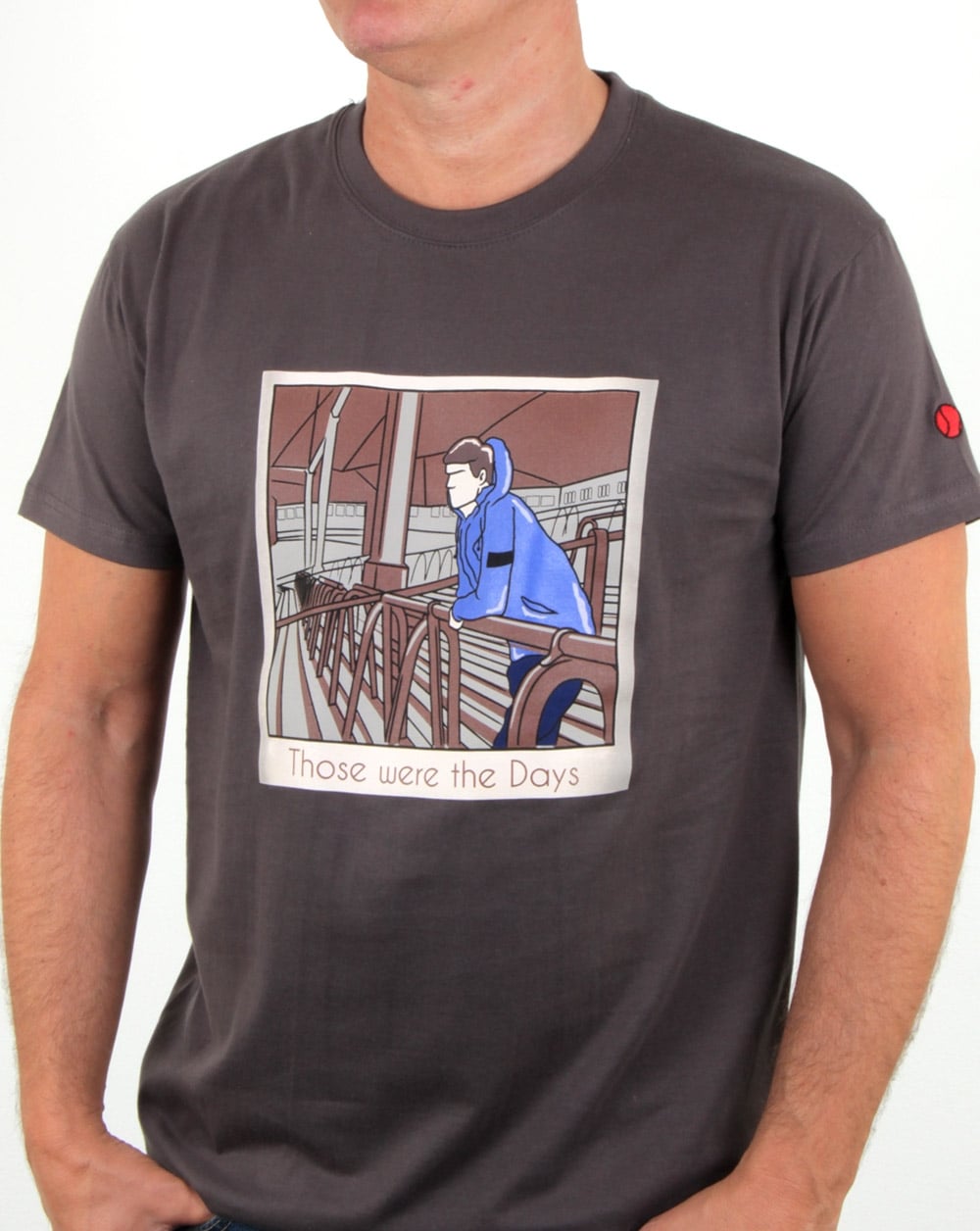 80s Casuals Those Were The Days T Shirt Charcoal