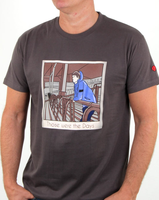 80s Casuals 80s Casuals Those Were The Days T Shirt Charcoal