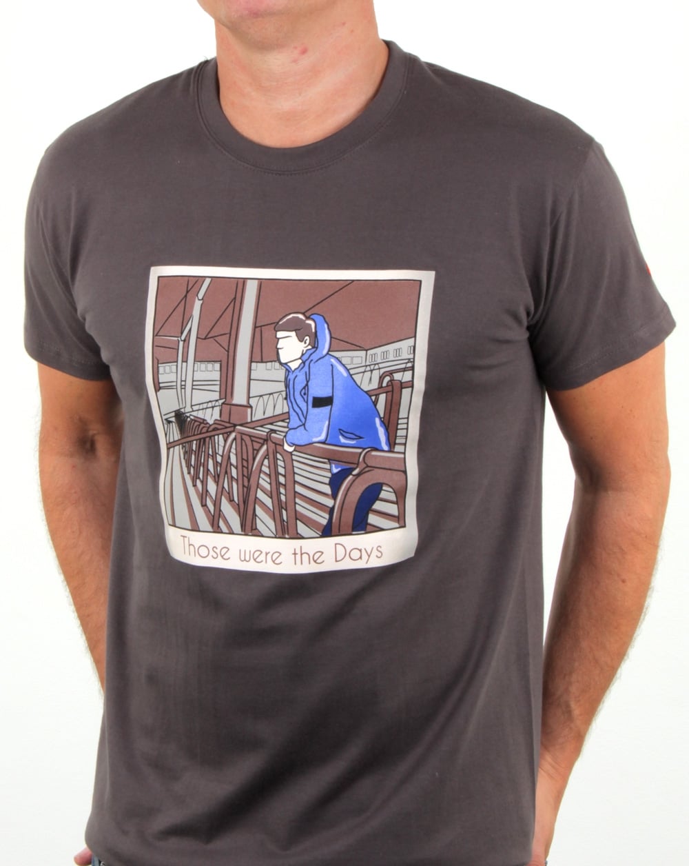 80s Casuals Those Were The Days T Shirt Charcoal