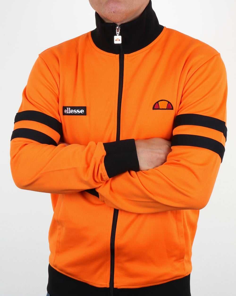 Ellesse Roma Track Top Orange/Black