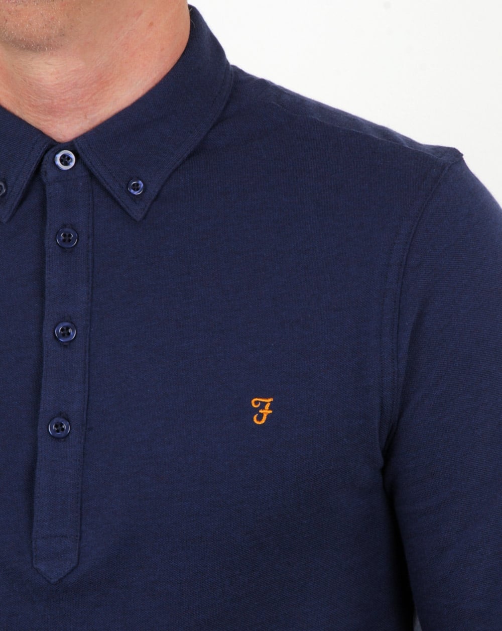 Farah Merriweather Polo Shirt in fresh Navy