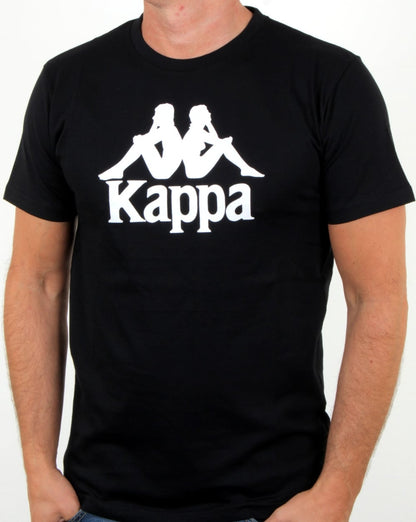 Kappa Estessi T Shirt Black