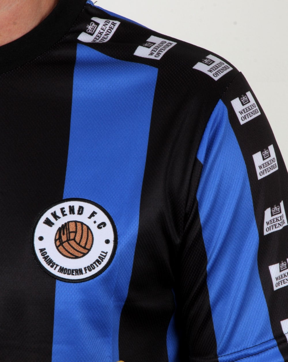 Weekend Offender Paninaro Football Shirt Blue/black