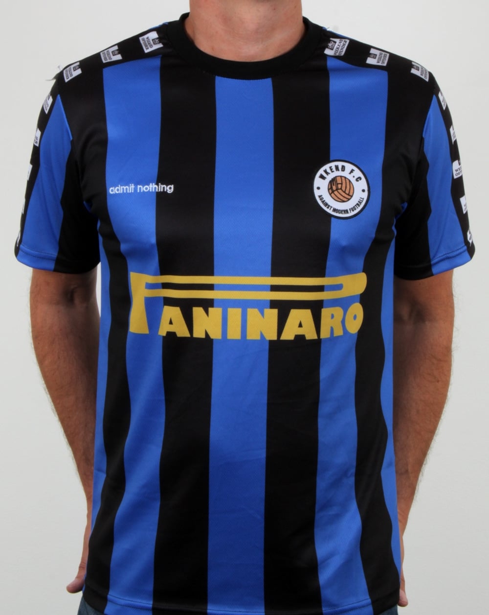 Weekend Offender Paninaro Football Shirt Blue/black