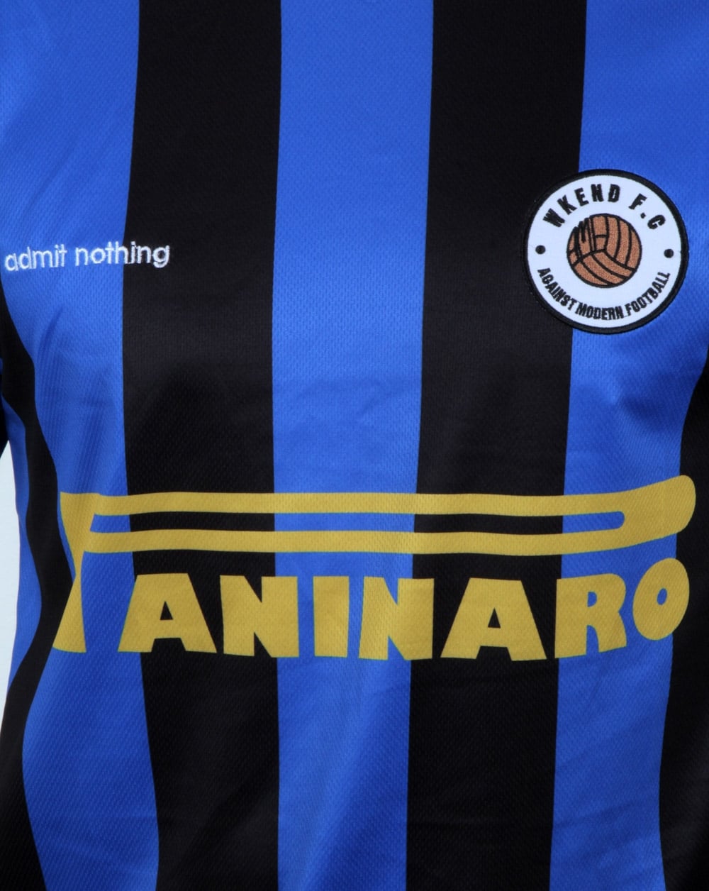 Weekend Offender Paninaro Football Shirt Blue/black