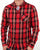 Luke Heyday Patch Pocket Detail Shirt Red Mix Check