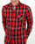Luke Heyday Patch Pocket Detail Shirt Red Mix Check