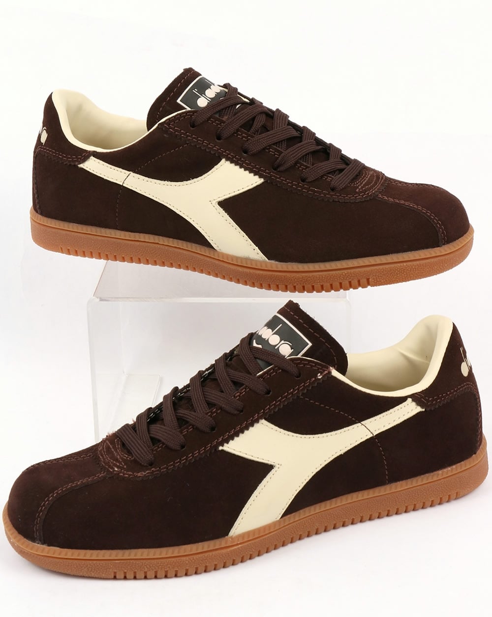 Diadora Tokyo Trainers Vintage Brown /cream
