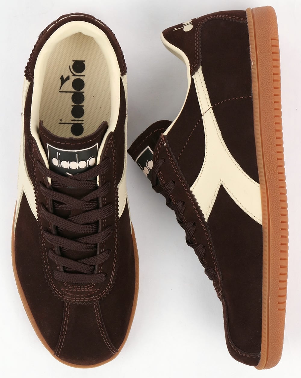 Diadora Tokyo Trainers Vintage Brown /cream