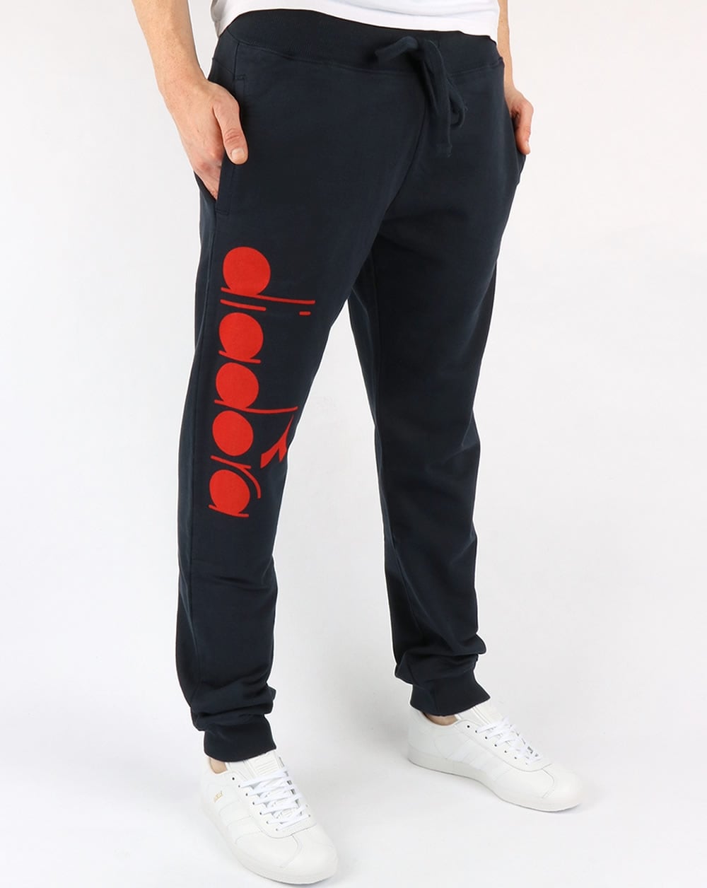 Diadora 80s Track Pants Navy/Red