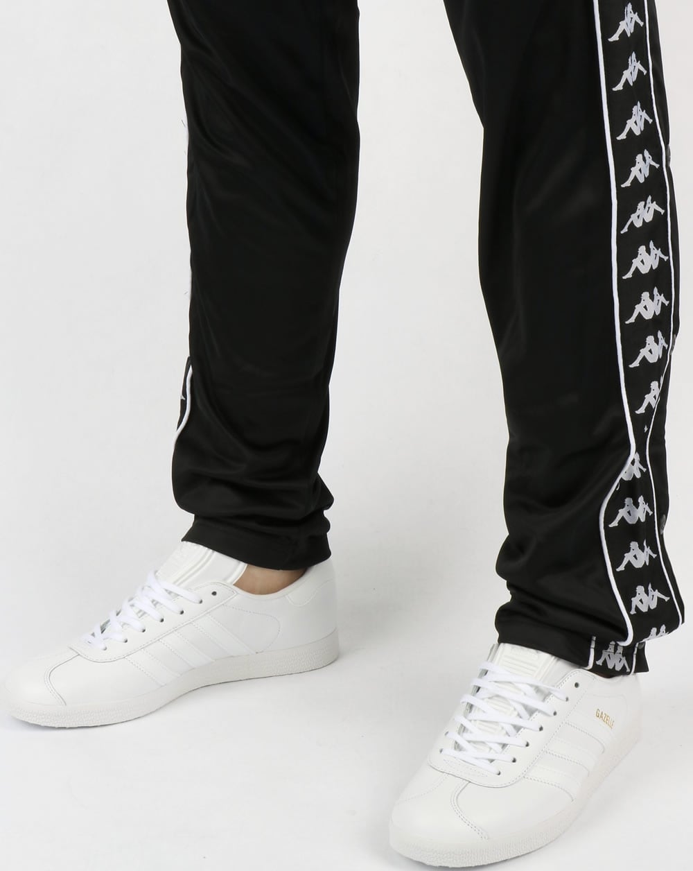 Kappa Classic Popper Track Pants Black