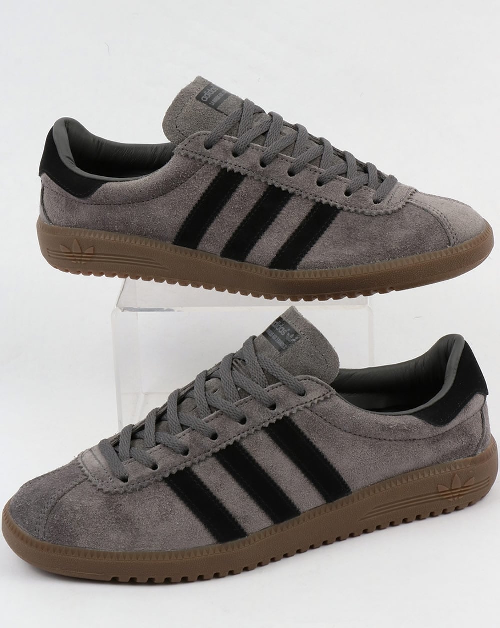 Adidas Bermuda Trainers Grey/Black/Gum