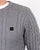 Luke Horton Cable Knit Jumper Grey Marl