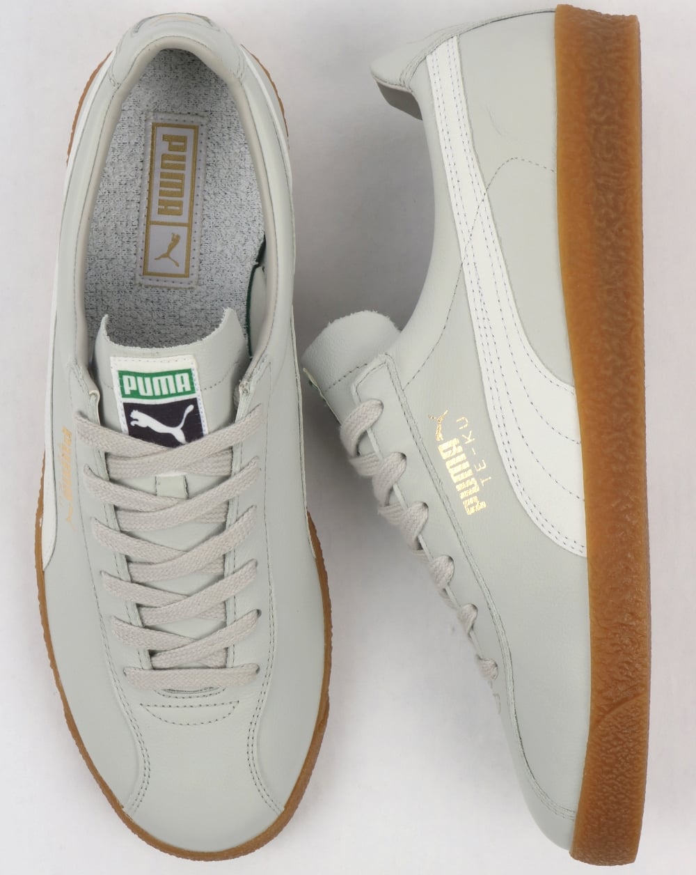 Puma Te-ku Leather OG Trainers Grey/White