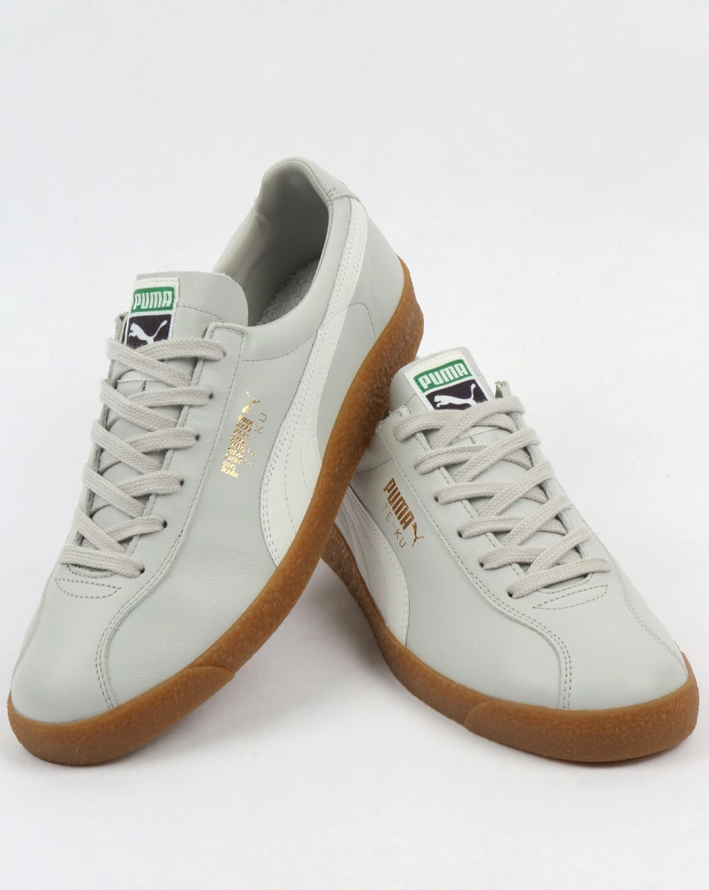 Puma Te-ku Leather OG Trainers Grey/White